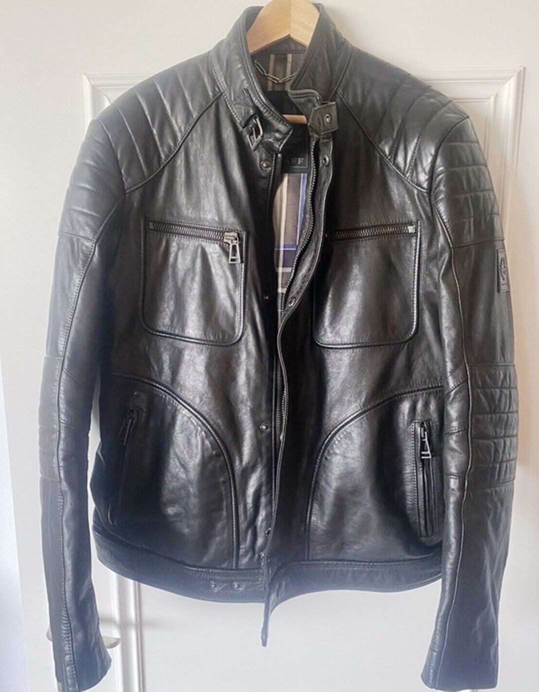 Belstaff Weybridge Leather Jacket Size IT56 UK46 - Etsy