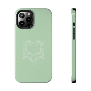 Pastel Green Albanian Flag Phone Case