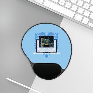 Albanian Flag | Tech Mouse Pad With Wrist Rest