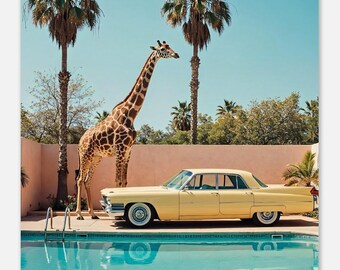 シム・シメール、【AFTERNOON GIRAFES】、希少な額装用画集より il_340x270.6918995499_d1qq.jpg