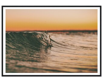 Fine Art Ocean Print- Pastel Beach Framed Photography Print - Coastal Wall Art - Ocean Photography - Boho Wall Decor