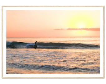 Fine Art Coastal Surf Print - Vintage Californië Oceaan muurkunst - Surfen ingelijste Fine Art Photography Print - Strandhuis muurdecoratie