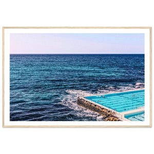 Fine Art Ocean Pool Bondi Beach Print - Framed Fine Art Photography - Coastal Wall Art Home Decor
