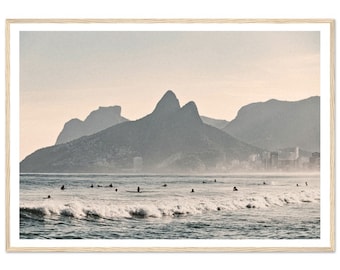 Fine Art Surf Photography Print - Brazil Beach Coastal Wall Art Ocean Framed Photography Home Decor