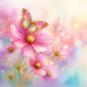 Bella farfalla su carta digitale/Clipart di falena/10 JPG acquerellati Junk Journal/Scrapbooking/Creazione di biglietti/Download digitale/Stampabili/Stampa
