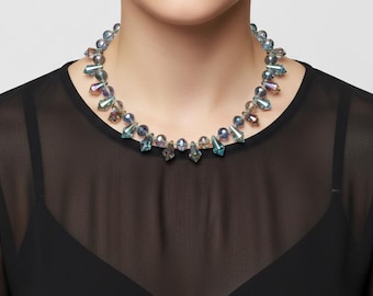 Iridescent Crystal Necklace