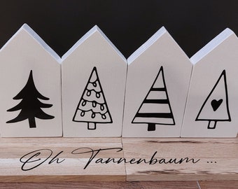 Tannenbaum Aufsteller / Deko Weihnachten / Weihnachtsbaum / Deko für Fenster / Geschenk Weihnachten / Mitbringsel