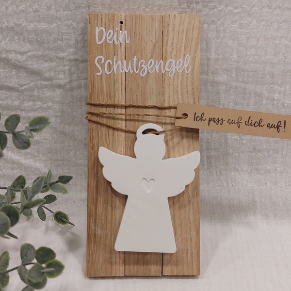 Schutzengel aus Raysin * Mitbringsel * Geschenk Taufe Kommunion Konfirmation Firmung * Glück * Schutzengel mit Klötzchen * Geschenk Engel *