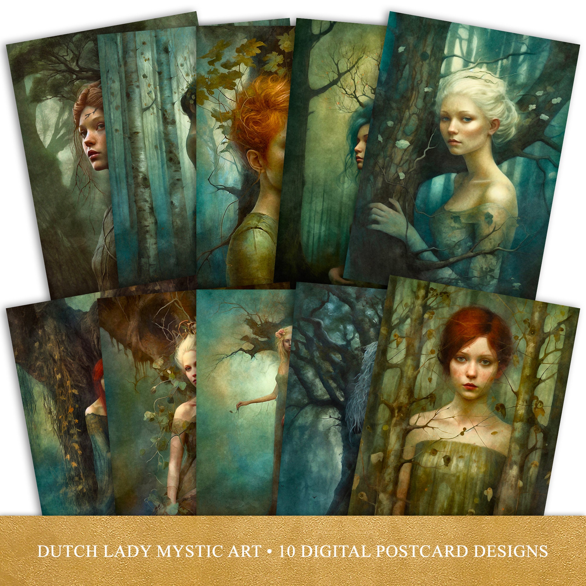 Tree girl - Framed poster