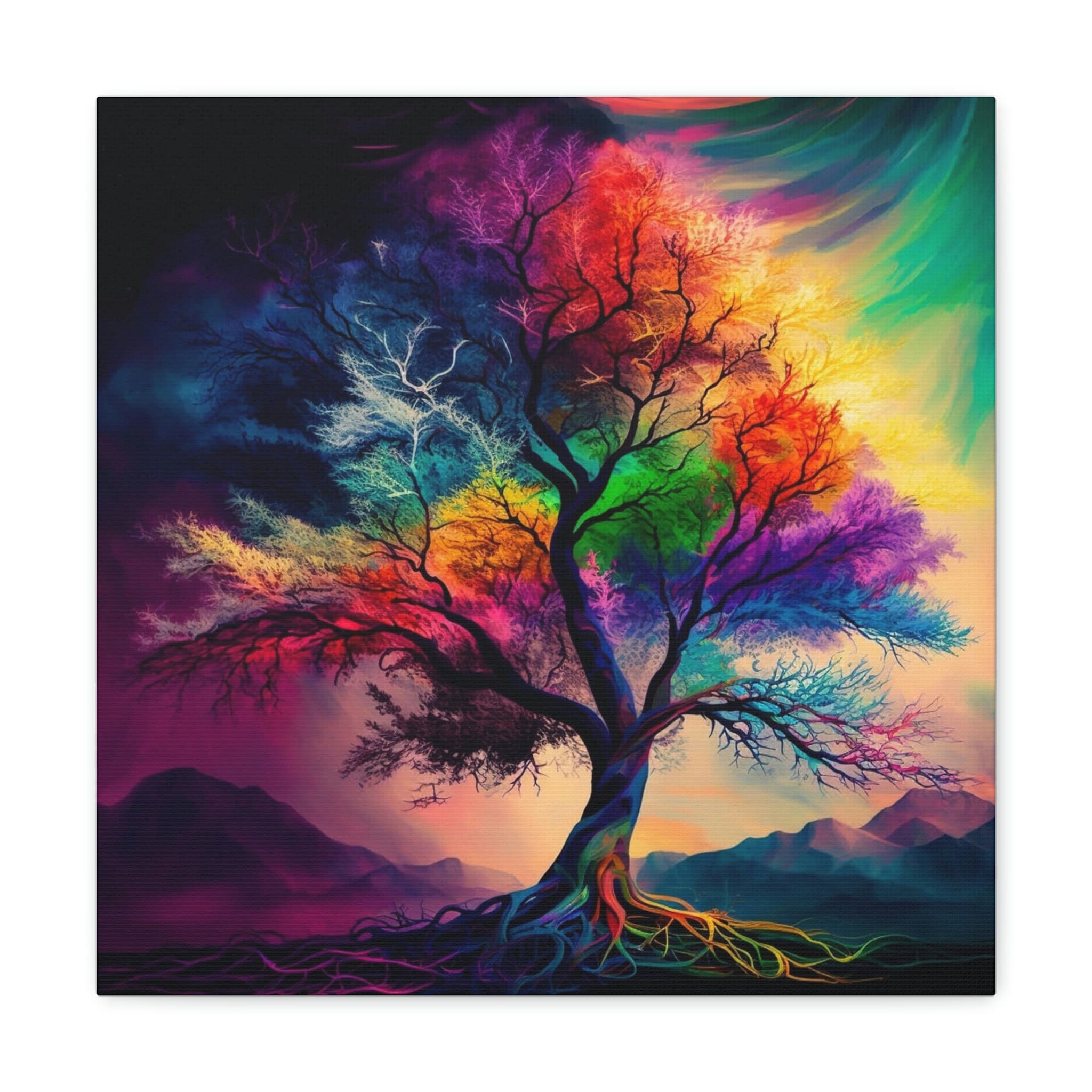 Art Deco Tree Paintings