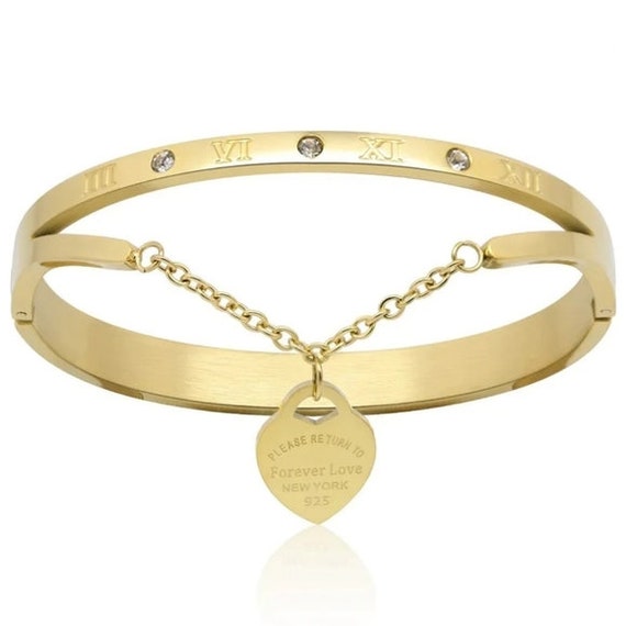 Bracelet Bangle Gold Plated. - image 5