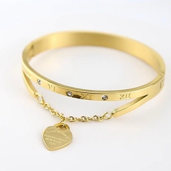 Bracelet Bangle Gold Plated. - image 6