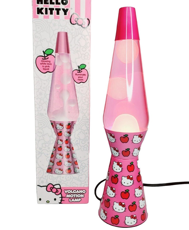 Authentic Hello Kitty Volcano Lava Lamp Etsy