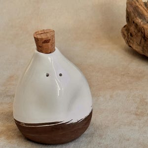 handmade ceramic  salt shaker