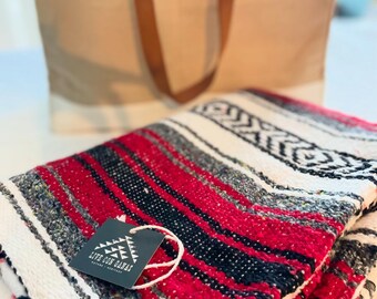 Handmade Falsa Blanket, Minky Fleece Back, Baseball Stitching, 34x49”