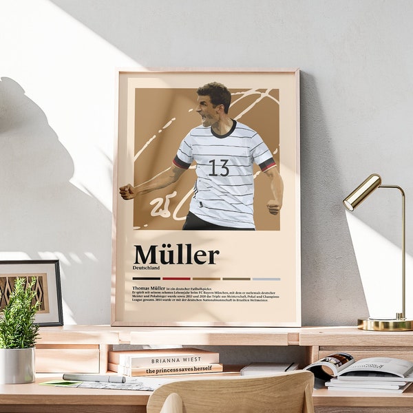 Thomas Müller Fußball-Poster