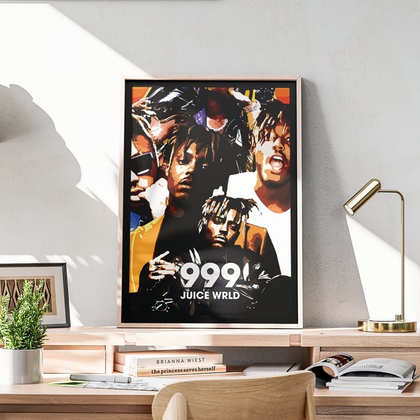 Juice WRLD '999' Collage-Poster - perfekt für deine Musikwand