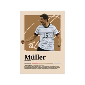 Thomas Müller Fußball-Poster Digital Download