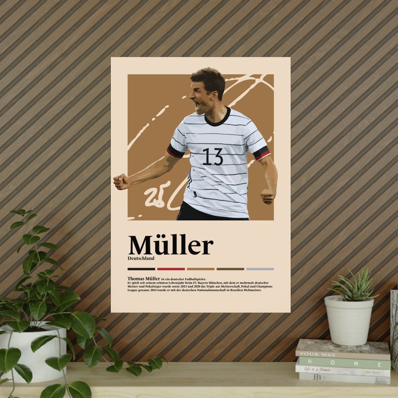 Thomas Müller Fußball-Poster 23.3" x 33.1" (Vertical)