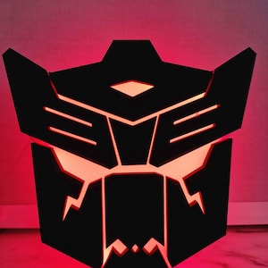 Transformer RGB LED lamp