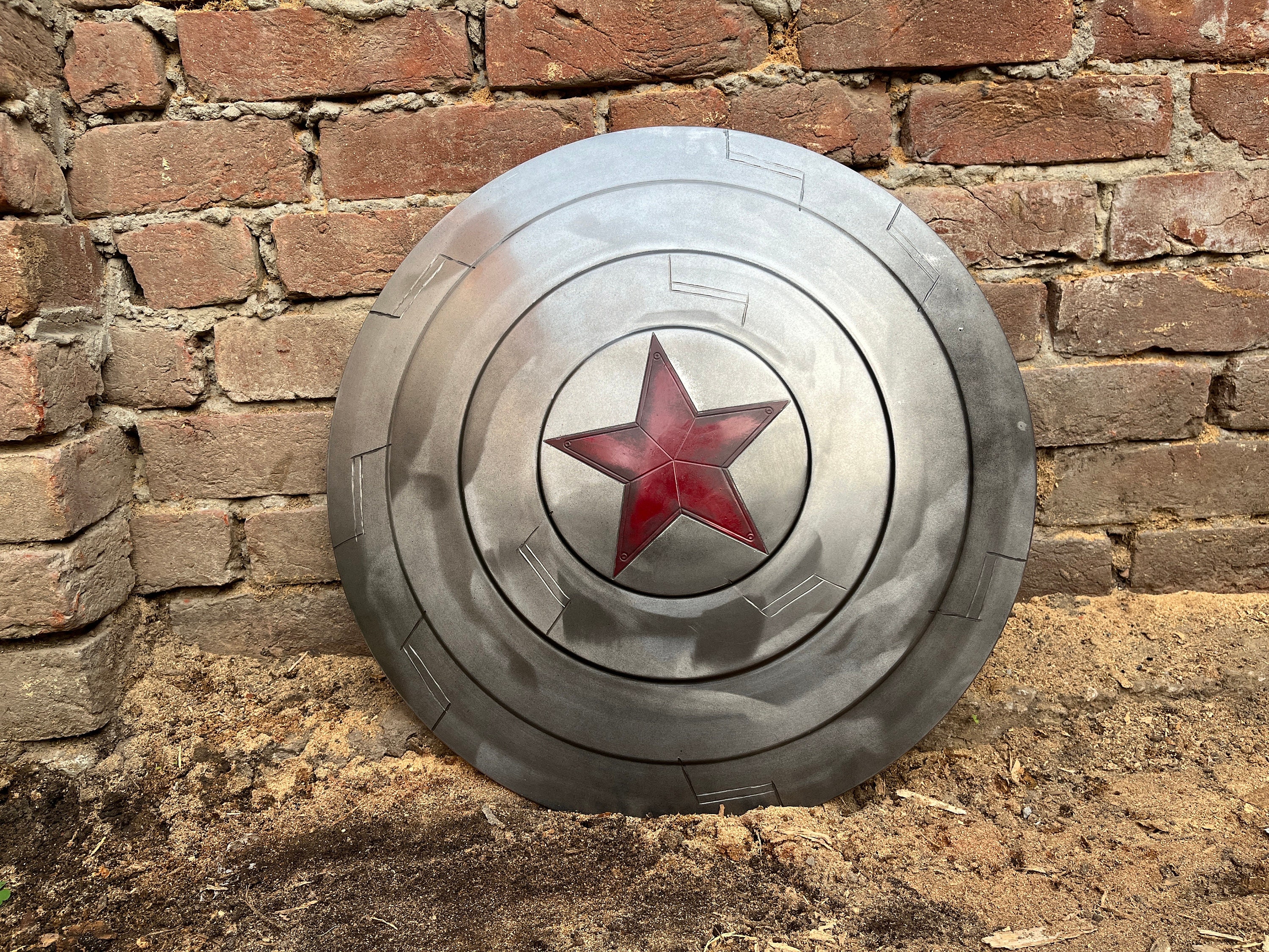 Captain America Bucky Custom Design Shield Collectible Décor Legend ...
