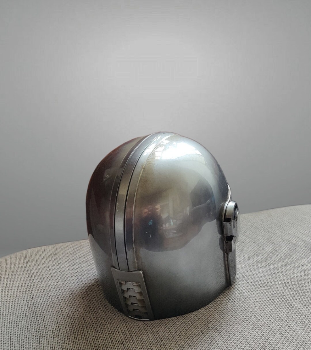 Mũ bảo hiểm mandalorian SW loạt vành đai mặt nạ armorer Thép Thời Trung Cổ Mũ bả Mũ bảo hiểm mandalorian SW loạt vành đai mặt nạ armorer Thép Thời Trung Cổ Mũ bả