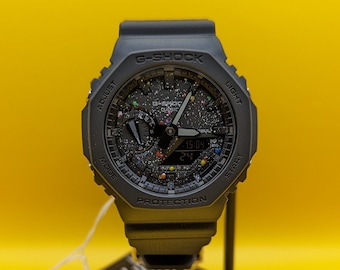 Casio G-Shock pintado a mano - Galaxy - GA-2100 personalizado Casioak 44mm