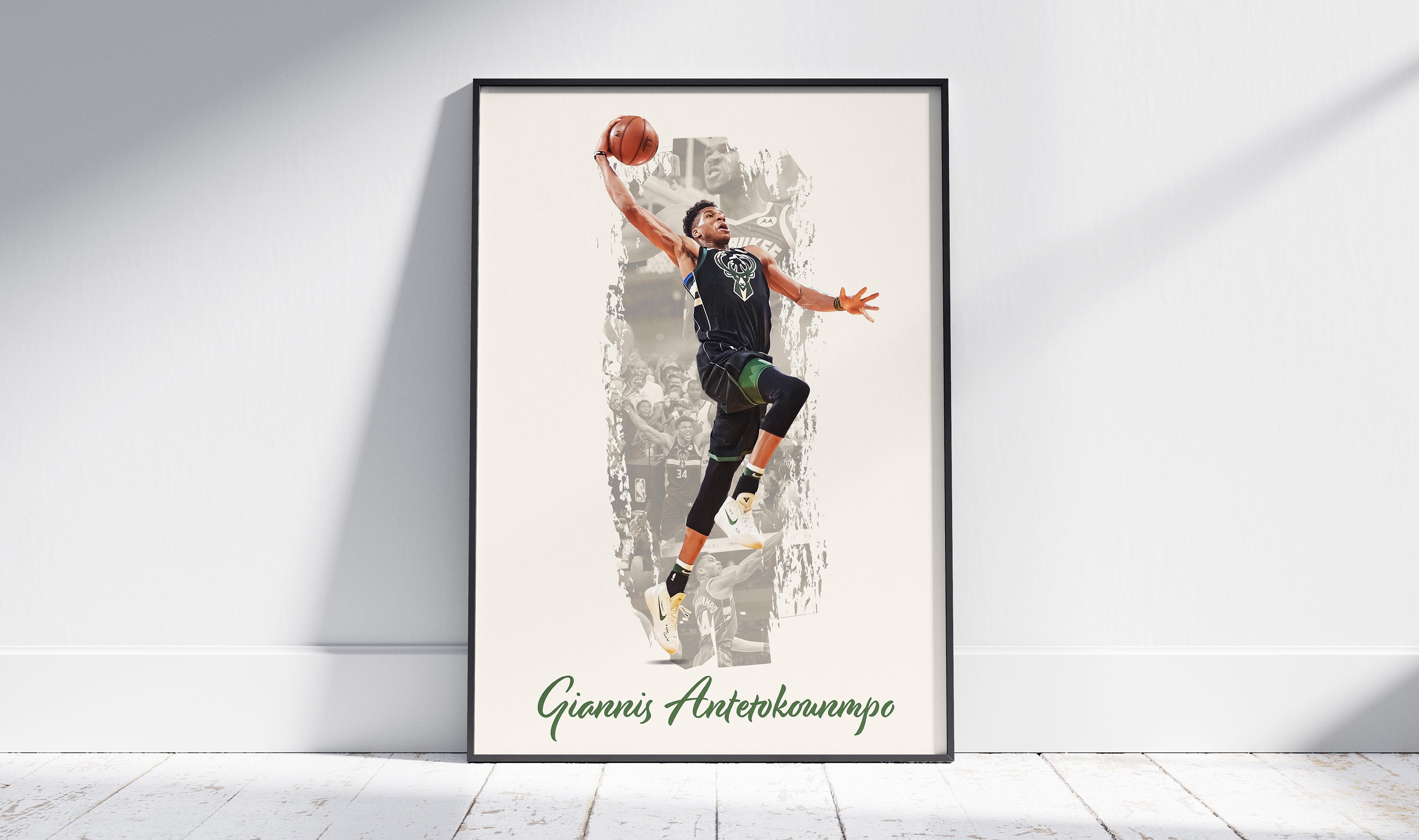 Retro Giannis Wall Mural  Buy online at Europosters