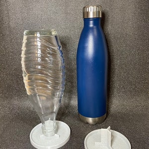 Drip aid/bottle stand SodaStream, WasserMax, drinking bottles, sports bottles, glass bottles 3D printing