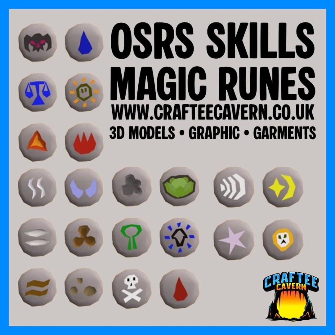 Old School Runescape Runes Sub Badges for Twitch - Etsy