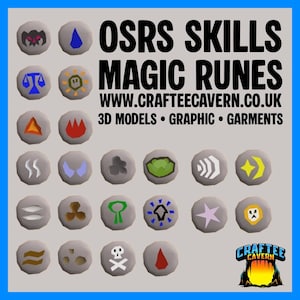 Old School Runescape Runes Sub Badges For Twitch