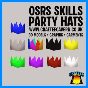 Old School Runescape Party Hat Sub Badges For Twitch