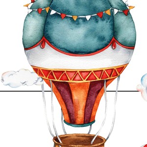 Wall decal- Hot air balloon