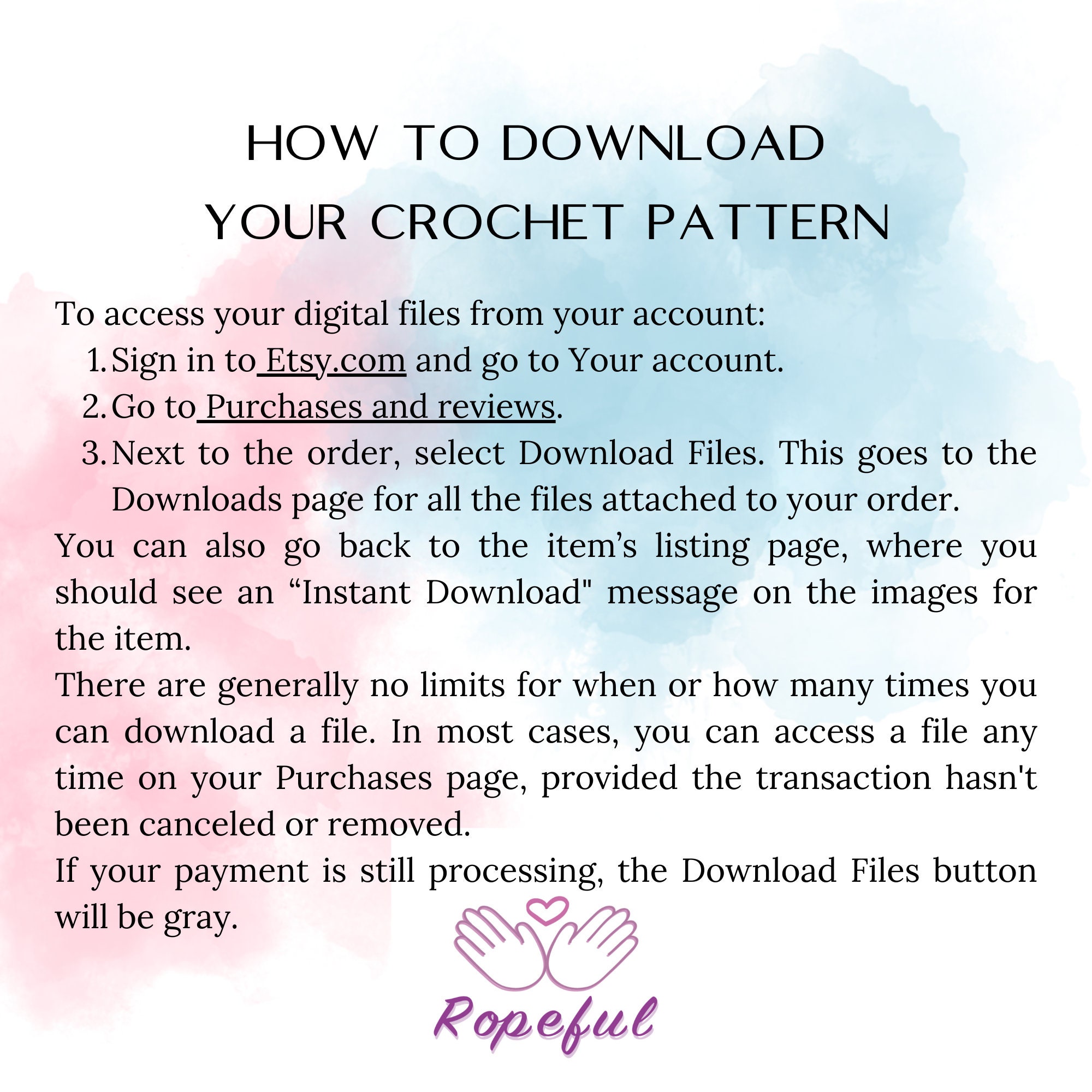 Crochet Resources, PDF Download Crochet Tutorial, Crochet Stitches ...
