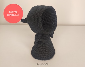 Grim Reaper Crochet Pattern: Halloween Amigurumi Toy (PDF Pattern