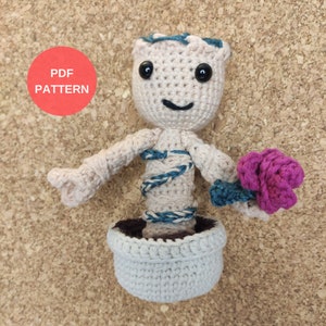 Baby Tree in Pot Amigurumi | PDF PATTERN, Baby Tree Crochet, Tree Amigurimi
