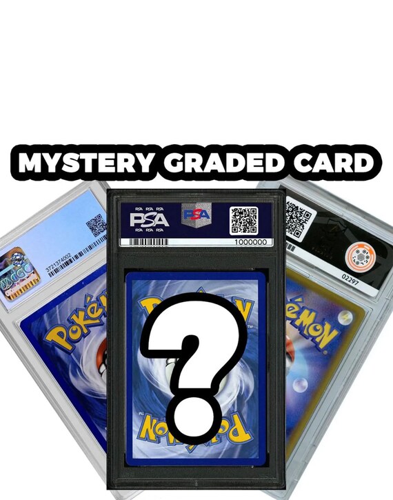 Pokemon Mystery Graded Card Slab Lucky Dip PSA BGS CGS - Etsy