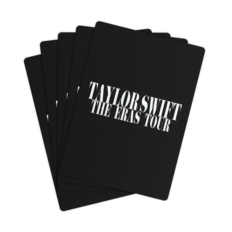 Taylor Swift the Eras Tour Black Cards Etsy