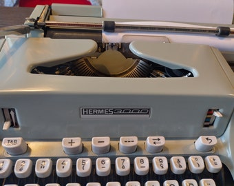 Hermes 3000 Typewriter Typemachine - A4 + A3 - Etsy