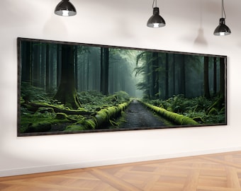 Forest Path, Panoramic Poster, Multiple Designs