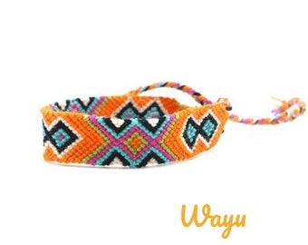 Manilla de Colombia Wayuu Orange
