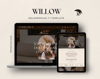 Fluid Engine Squarespace 8.1 Website Vorlage, Fotografie Coach Website Branding Design Vorlage, Boho DIY Website Vorlagen personalisiert