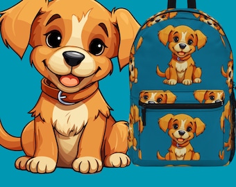 Cute Dog Backpack - Perfect Companion for Adventures! | Animal Backpack | Adventure Backpack | Travel Backpack | School Backpack