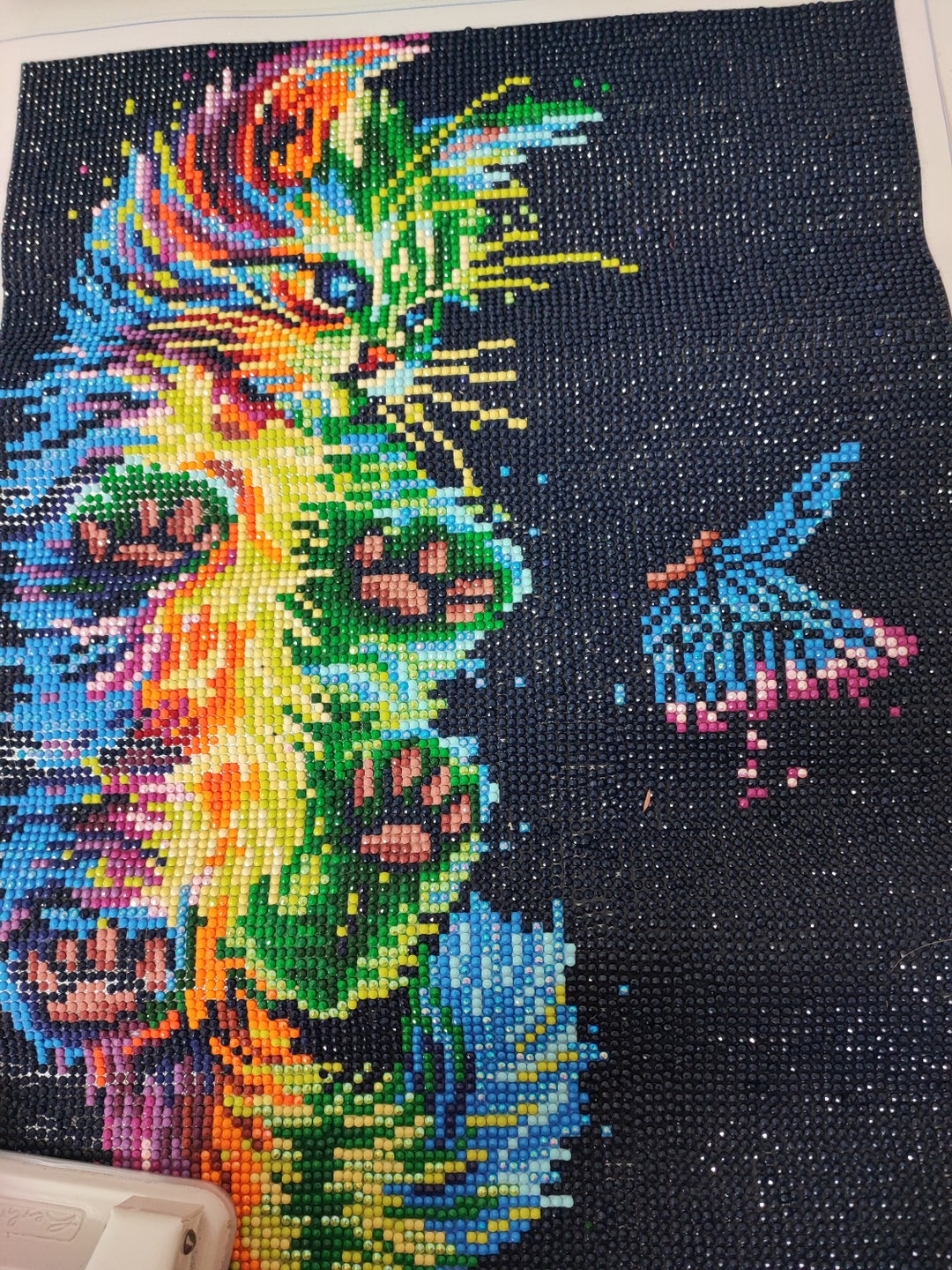 Finished Diamond Painting Image Etsy