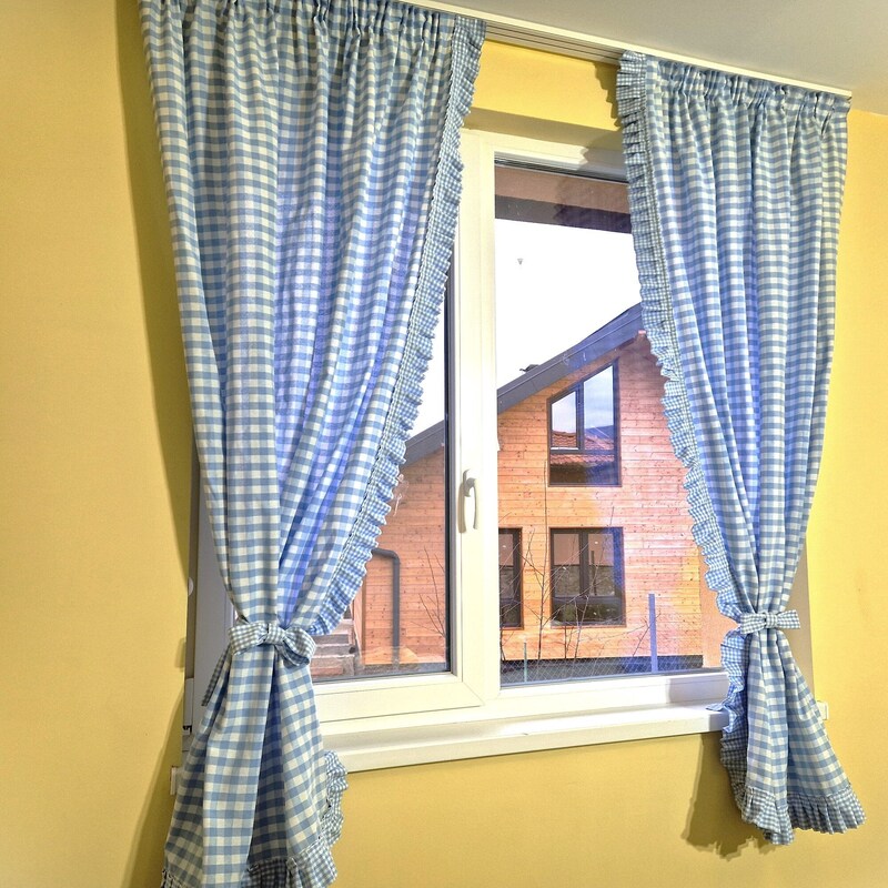 Ruffled Curtains - Etsy