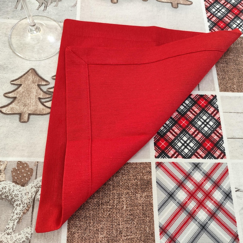 EledaHomeDecor Cotton Cloth Napkins - Thumbnail 3