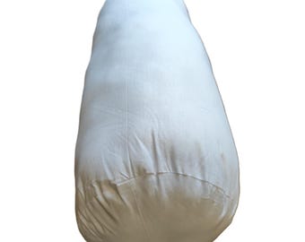 Inserción de almohada de algodón hecha a mano: 5, 6, 7, 8 pulgadas de diámetro