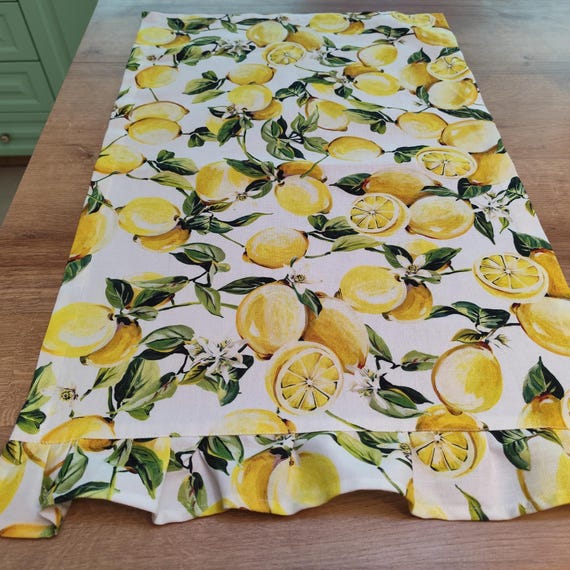 Lot De 2 Torchons De Cuisine 50x50 Cm Coton Salad Motif Thème Salade Gris - Torchon - Tablier