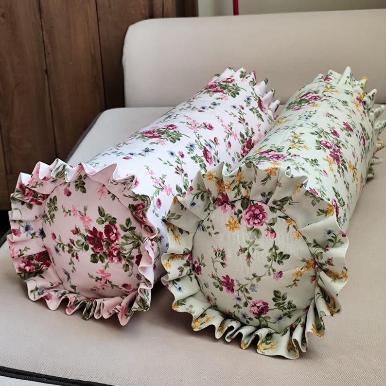 EledaHomeDecor Bolster Pillow Cover - Thumbnail 2