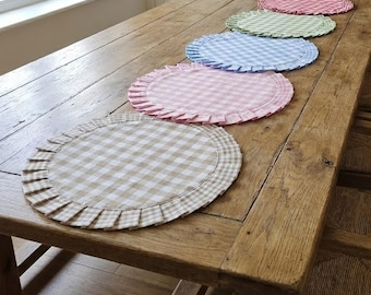 Set 4 Tovagliette Americane A Tema Gallo – Stile Fattoria – 30,5x45,7 Cm – In Lino – Lavabili E Termoresistenti - 5